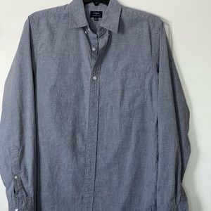 J.Crew mens long sleeve button down shirt